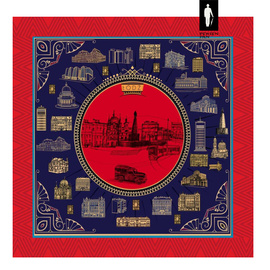 Jedwabna poszetka Łódź Plac Wolności - EDYCJA LIMITOWANA