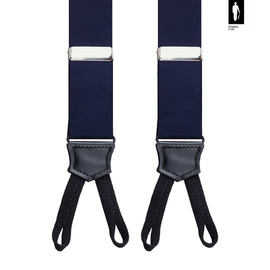 Szelki męskie z jedwabiu Navy Gentleman